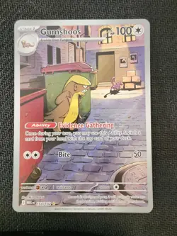 GUMSHOOS - 153/132 - MEGA EVOLUTIONS - SHINY RARE - POKEMON CARD - Image 1