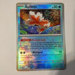 Pokemon TCG Goldeen Prismatic Evolutions Masterball Holo Card 020/131 S&V NM - Image 1