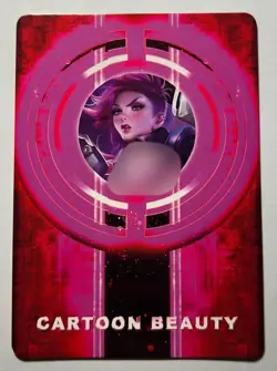 SEXY HEROINE WAIFU Vi LEAGUE OF LEGENDS ACG PREMIUM HOLO CARD NM - Image 2