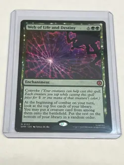Web of Life and Destiny 122 MTG Spider-Man 2025 Near Mint Mythic Rare Non Foil - Image 1