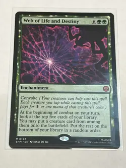 Web of Life and Destiny 122 MTG Spider-Man 2025 Near Mint Mythic Rare Non Foil - Image 2