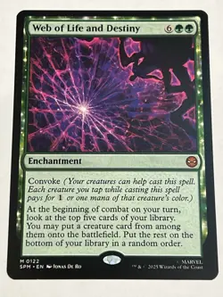 Web of Life and Destiny 122 MTG Spider-Man 2025 Near Mint Mythic Rare Non Foil - Image 4