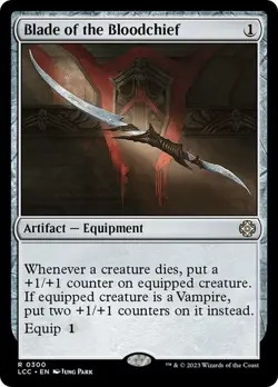 NM Blade of the Bloodchief, MTG, LCI Commander, Magic the Gathering, 300 - Image 1