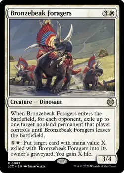 NM Bronzebeak Foragers, MTG, LCI Commander, Magic the Gathering, 69 - Image 1