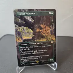 MTG Timber Protector 533 Borderless Regular Rare Lord of the Rings LTC - Image 1