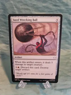 Steel Wrecking Ball Marvel's Spider-Man Regular, MTG Magic The Gathering, NM - Image 1