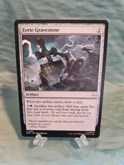 Eerie Gravestone Marvel's Spider-Man Regular, MTG Magic The Gathering, NM - Image 1