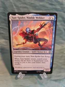 Sun-Spider, Nimble Webber, Spider-Man MTG. Magic The Gathering NM - Image 1