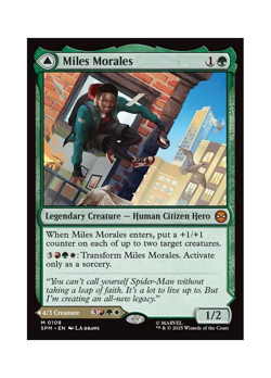 MTG SPM Miles Morales // Ultimate Spider-Man 108 Regular - Image 1