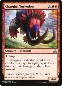 Charging Tuskodon - Near Mint MTG The List - Image 1