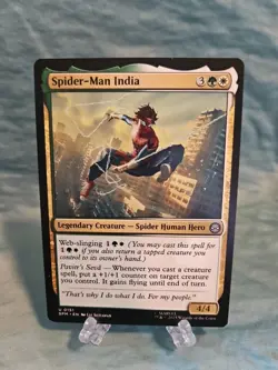 Spider-Man India Marvel's Spider-Man Regular, MTG Magic The Gathering, NM - Image 1