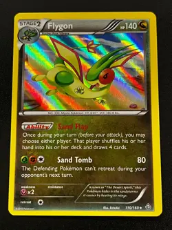 Flygon 110/160 - XY Primal Clash Holo Rare Pokemon TCG Card LP - Image 1