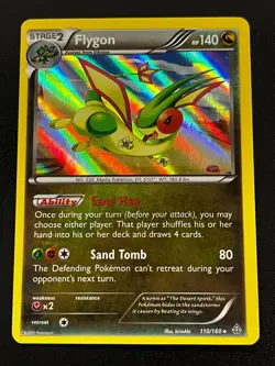 Flygon 110/160 - XY Primal Clash Holo Rare Pokemon TCG Card LP - Image 2