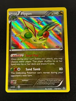 Flygon 110/160 - XY Primal Clash Holo Rare Pokemon TCG Card LP - Image 3