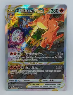 Pokemon Charizard VSTAR SWSH262 Sword Shield Promo Full Art Holo Mew - Image 1