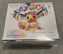 Pokemon TCG Prismatic Evolutions Pokemon Center ETB Elite Trainer Box mint 💎 - Image 1