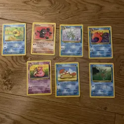 Pokemon TCG Fossil Set 7 Cards Bundle | Great condition - Image 1