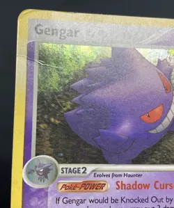 Gengar Holo Rare EX Legend Maker (2006) Pokemon #5/92 Moderately Played Swirl - Image 3