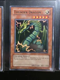3x Yugioh Thunder Dragon CP02-EN015 Common Champion Pack 2 Playset NM-LP - Image 4