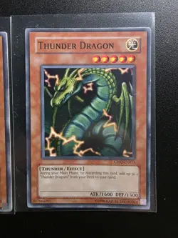 3x Yugioh Thunder Dragon CP02-EN015 Common Champion Pack 2 Playset NM-LP - Image 5