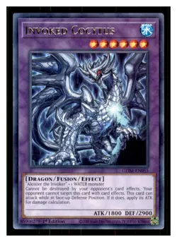 Yugioh Invoked Cocytus GEIM-EN055 Rare Genesis Impact LP - Image 1
