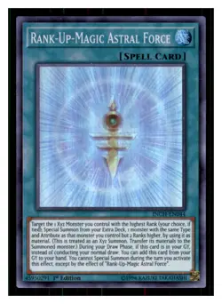 Yugioh Rank-Up-Magic Astral Force INCH-EN044 Super Rare The Infinity Chasers LP - Image 1