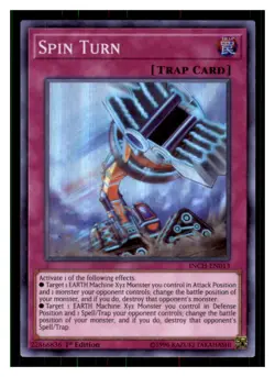 Yugioh Spin Turn INCH-EN013 Super Rare The Infinity Chasers LP - Image 1
