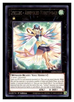 Yugioh Lyrilusc LED8-EN045 Rare Legendary Duelists: Synchro Storm LP - Image 1