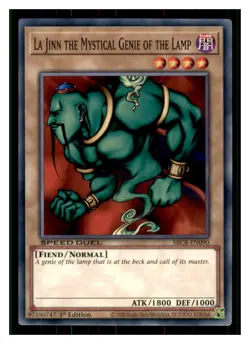 Yugioh La Jinn the Mystical Genie of the Lamp SBCB-EN090 Battle City Box LP - Image 1