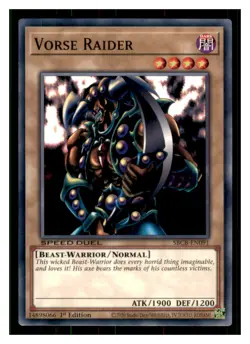 Yugioh Vorse Raider SBCB-EN091 Speed Duel: Battle City Box LP - Image 1