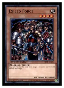 Yugioh Exiled Force SBCB-EN151 Speed Duel: Battle City Box LP - Image 1