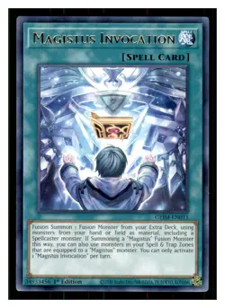 Yugioh Magistus Invocation GEIM-EN011 Rare Genesis Impact LP - Image 1