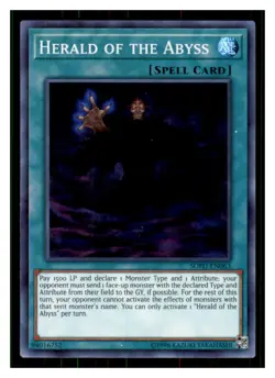 Yugioh Herald of the Abyss SOFU-EN063 Super Rare Soul Fusion LP - Image 1