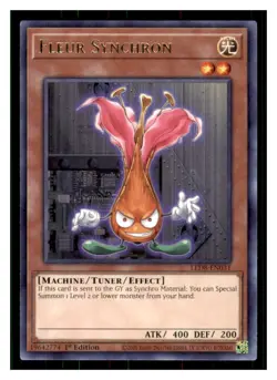 Yugioh Fleur Synchron LED8-EN031 Rare Legendary Duelists: Synchro Storm LP - Image 1