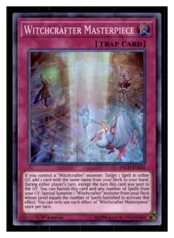 Yugioh Witchcrafter Masterpiece INCH-EN026 Super Rare The Infinity Chasers LP - Image 1