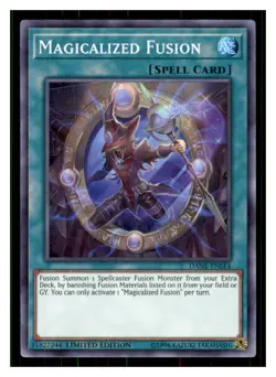 Yugioh Magicalized Fusion DANE-ENSE4 Super Rare Dark Neostorm LP - Image 1