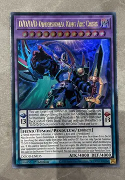 DOOD-EN035 D/D/D/D Dimensional King Arc Crisis Ultra Rare 1st Ed YuGiOh - Image 1