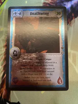 Warlord Saga of the Storm - Deathwing FOIL - Eye of the Storm Promo Card - Image 2