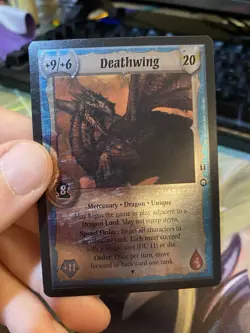 Warlord Saga of the Storm - Deathwing FOIL - Eye of the Storm Promo Card - Image 3