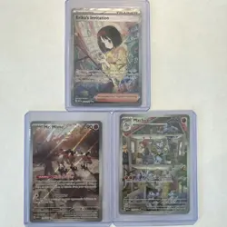 Pokemon Scarlet and Violet 151 3 Card Lot Illustration Rare - Image 1