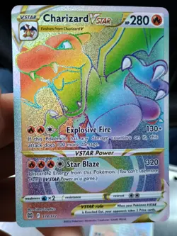 Charizard Vstar 174/172 Secret Rare & Articuno Gx 171/168 SR Pokemon Cards - Image 2