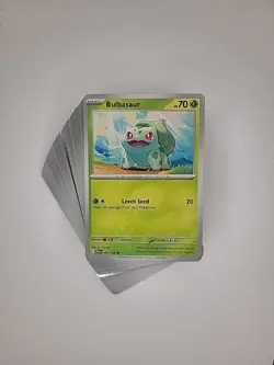 151 Pokemon Cards, All Common, Uncommon And Rare Cards. - Image 1