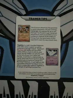 Revavroom Obsidian Flames Prerelease Trainer Tips Pokemon Card Camerupt Togekiss - Image 2