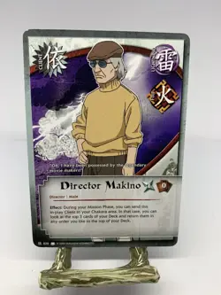 Director Makino 020 Naruto CCG Rare Shonen Jump’s Card - Image 1