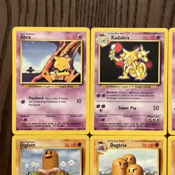 Pokemon Base Set Lot Of 12 Cards (1999) - Image 3