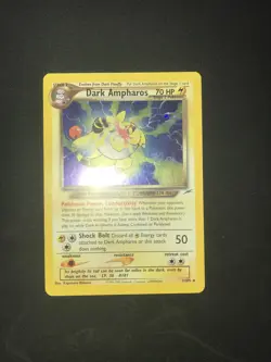 Pokemon Dark Ampharos Holo Rare Card Neo Destiny 1/105 NM/LP - Image 2