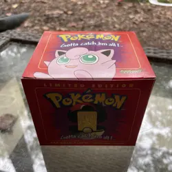 1999 Burger King Pokemon 23K Plated Gold JIGGLYPUFF Card Box Sealed #39 - Image 2