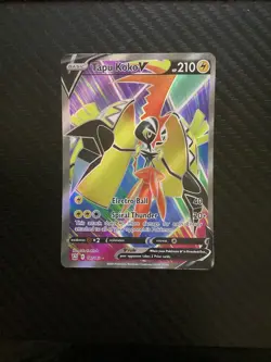 Pokemon Card - Tapu Koko V 147/163 Battle Styles Full Art Rare NM - Image 1