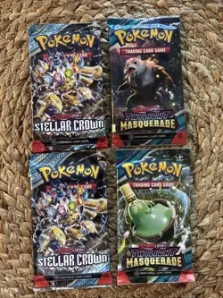 Pokemon Trading Card Game Stellar Crown Twilight Masquerade Packs - Image 1
