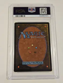 MtG - Scrubland Revised Edition Regular PSA 6 - Image 2